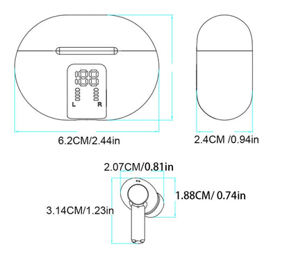 TWS Wireless Bluetooth New M10 Translation Headphones