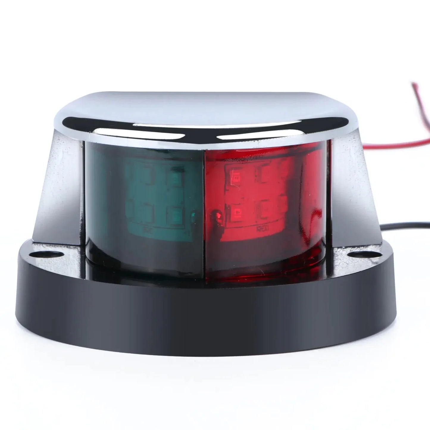 Waterproof Boat Navigation Light LED Bow Marine Front Pontoon Lamp Red Green 12V